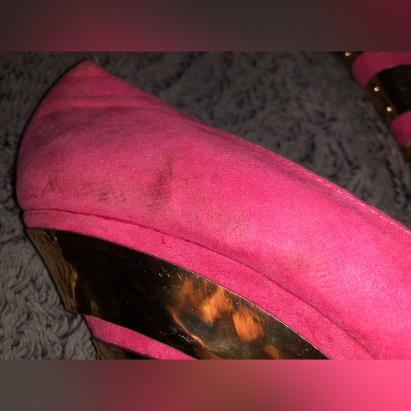 (Read description) Alba Footwear Hot Pink 5” Heels Elisa-1 Fuchsia size 8.5 - Picture 10 of 15